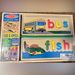 Melissa & Doug See and Spell Wooden Toy
